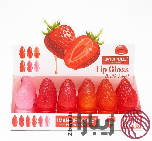 لیپ گلاس حرارتی توت فرنگی ایمان اف نوبل (Iman of Noble Strawberry Thermal Lip Gloss)
