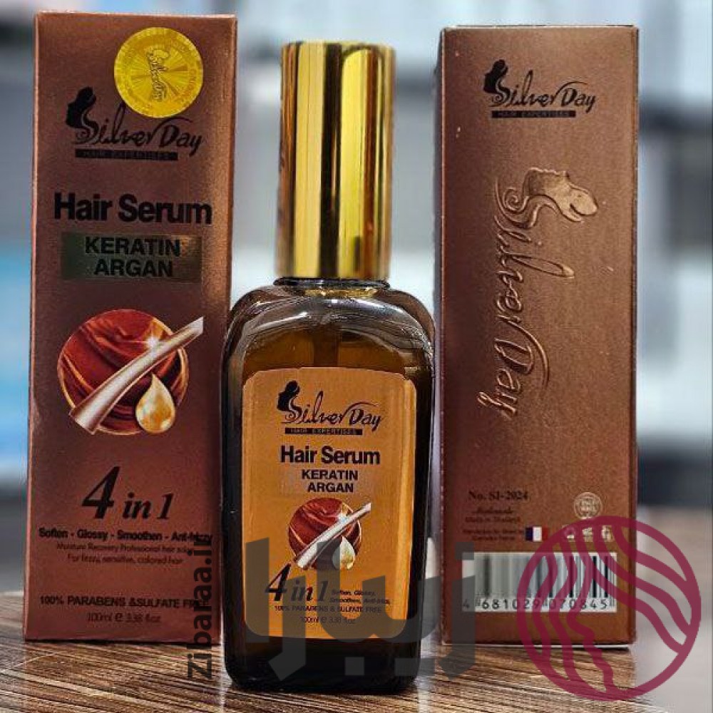 سرم مو کراتین و ارگان سیلور دی Silver Day حجم 100 میل