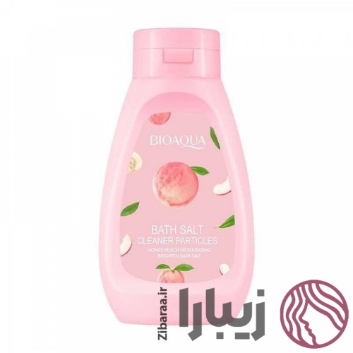 نمک بدن حجم ۴۳۰ میل هلو کاسه ای بیواکوا Bioaqua